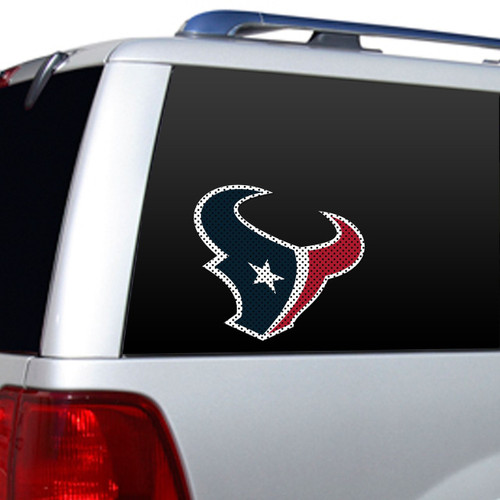 Houston Texans 12" Die-Cut Window Film