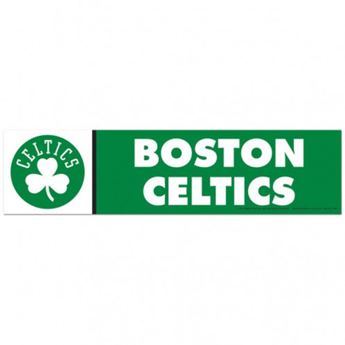 Boston Celtics 3" x 12" Bumper Decal