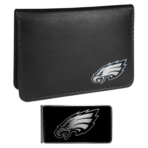 Philadelphia Eagles Weekend Bi-fold Wallet & Black Money Clip