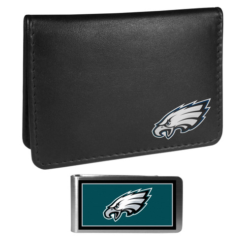 Philadelphia Eagles Weekend Bi-fold Wallet & Color Money Clip