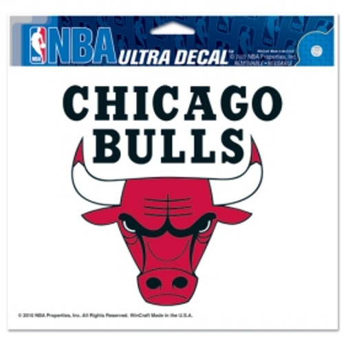 Chicago Bulls 5" x 6" Ultra Decal