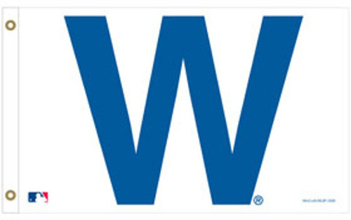 Chicago Cubs 3' x 5' Deluxe W Flag