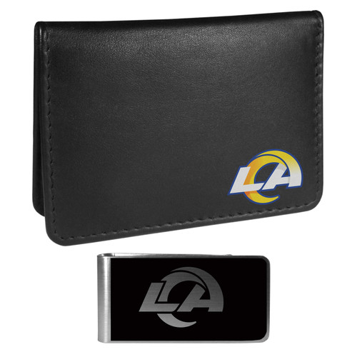 Los Angeles Rams Weekend Bi-fold Wallet & Black Money Clip