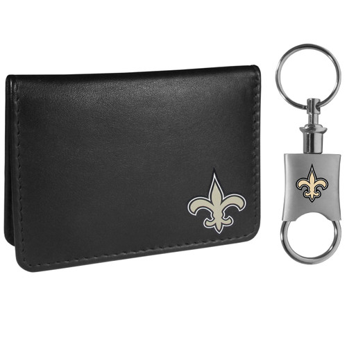 New Orleans Saints Weekend Bi-fold Wallet & Valet Key Chain