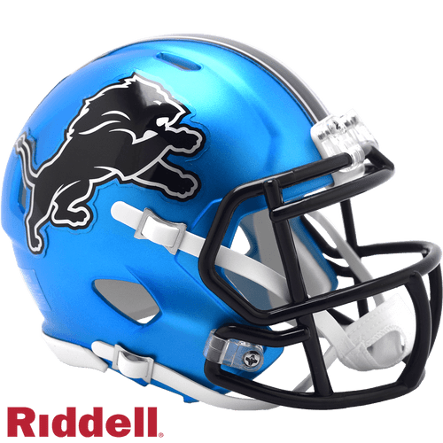 Detroit Lions Riddell Collectible Mini Speed On-Field Alternate Football Helmet