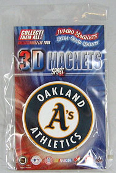 Oakland Athletics 3D Jumbo Magnet