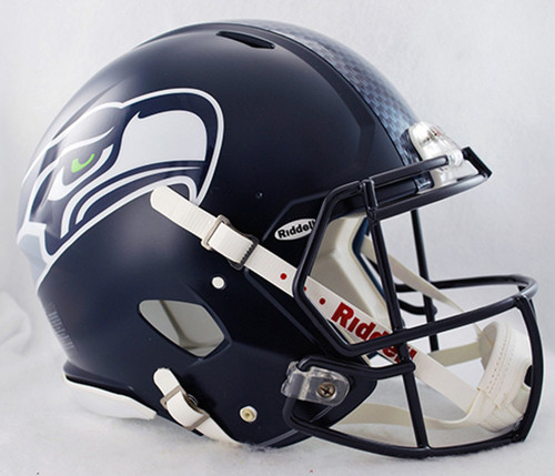 Seattle Seahawks Riddell Authentic Full Size Speed Stripe Football Helmet