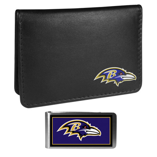 Baltimore Ravens Weekend Bi-fold Wallet & Color Money Clip