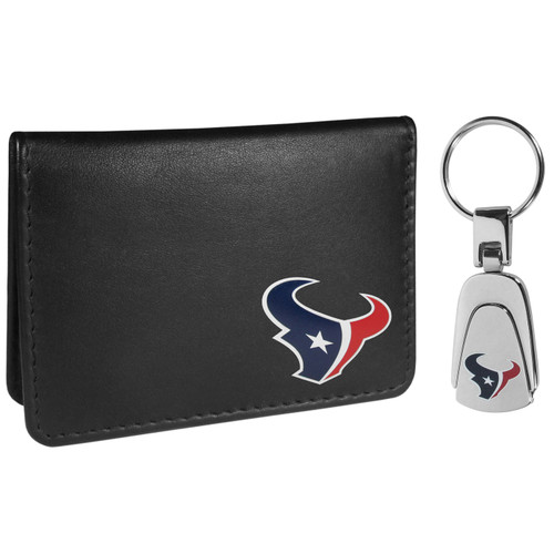 Houston Texans Weekend Bi-fold Wallet & Steel Key Chain