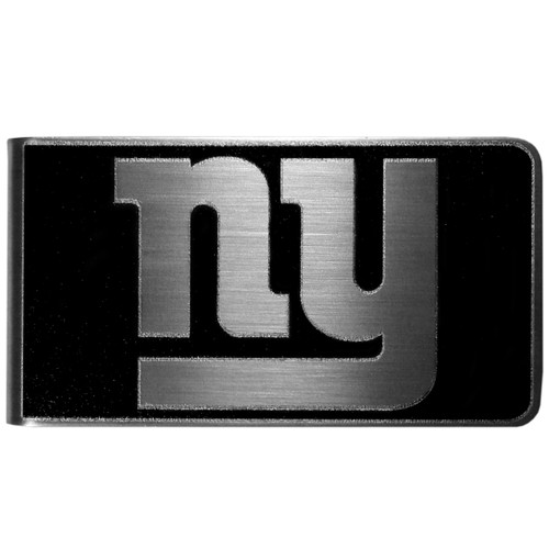 New York Giants Black and Steel Money Clip