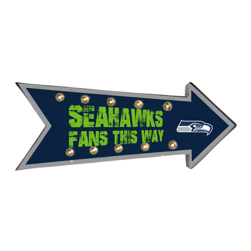 Seattle Seahawks Running Light Marquee Sign