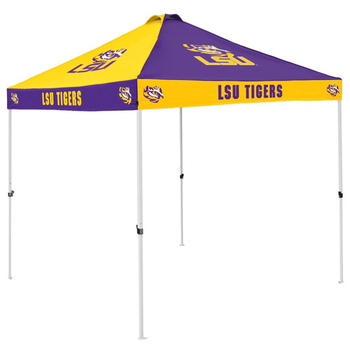 LSU Tigers 9' x 9' Checkerboard Tailgate Canopy Tent
