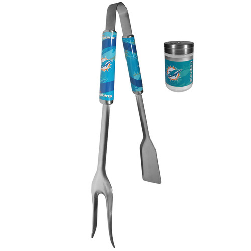 Miami Dolphins 3 in 1 BBQ Tool and Salt & Pepper Shaker