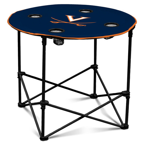 Virginia Cavaliers Round Folding Table