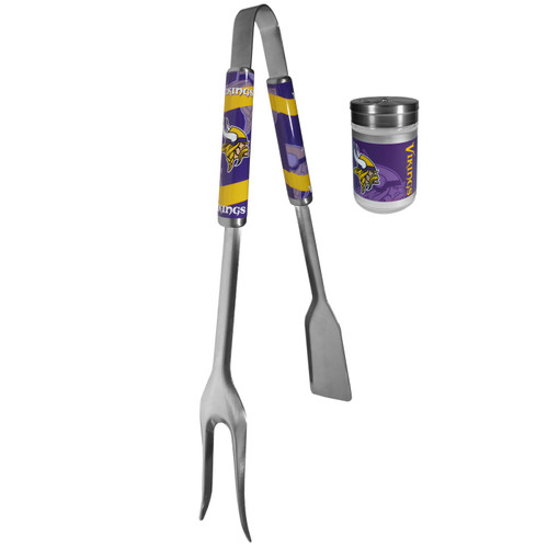 Minnesota Vikings 3 in 1 BBQ Tool and Salt & Pepper Shaker