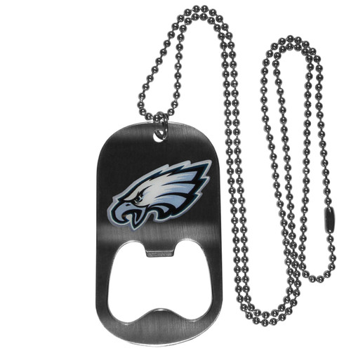 Philadelphia Eagles Bottle Opener Tag Necklace