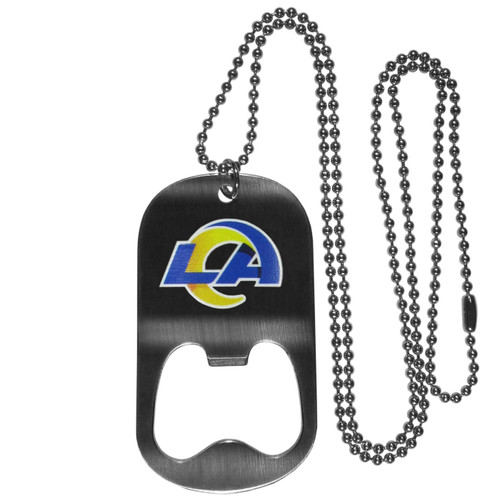 Los Angeles Rams Bottle Opener Tag Necklace