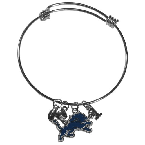 Detroit Lions Charm Bangle Bracelet