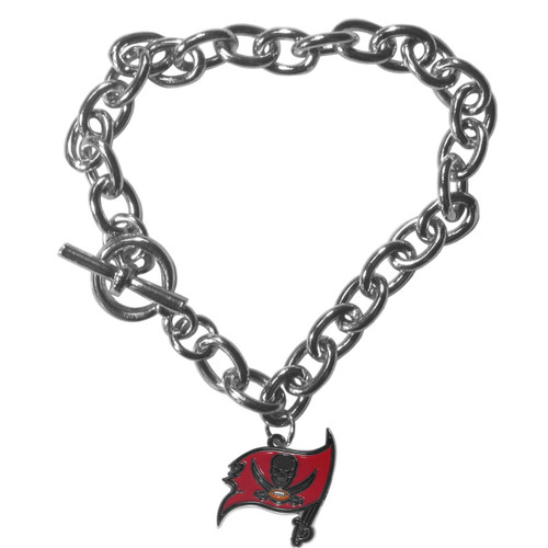 Tampa Bay Buccaneers Charm Chain Bracelet