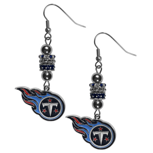 Tennessee Titans Euro Bead Earrings