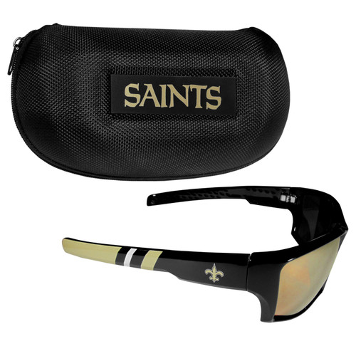 New Orleans Saints Edge Wrap Sunglass and Case Set