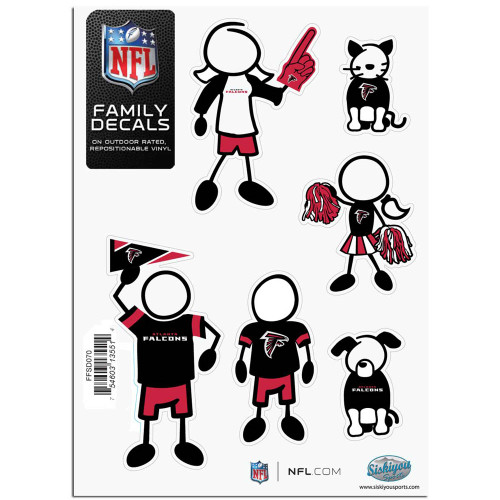 Atlanta Falcons Small Family Decal Set