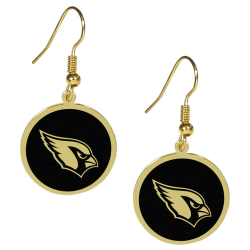 Arizona Cardinals Gold Tone Earrings