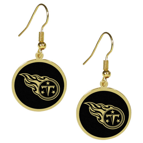 Tennessee Titans Gold Tone Earrings