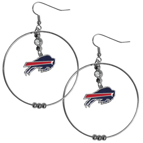 Buffalo Bills 2" Hoop Earrings