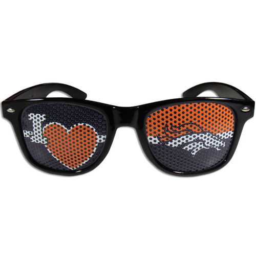 Denver Broncos Black I Heart Game Day Shades