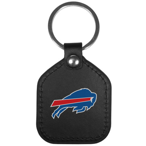 Buffalo Bills Leather Square Key Chain