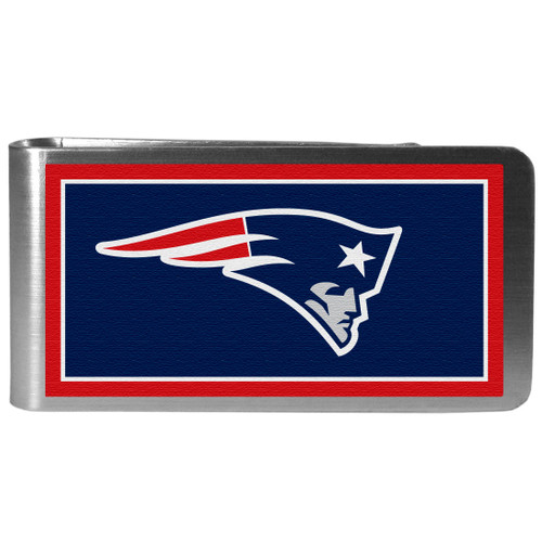 New England Patriots Steel Logo Money Clip