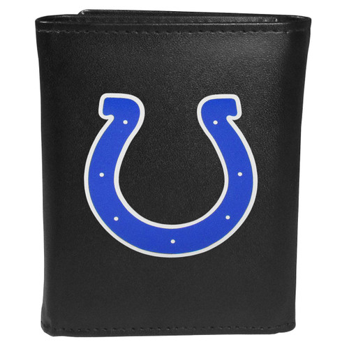 Indianapolis Colts Large Logo Leather Tri-fold Wallet