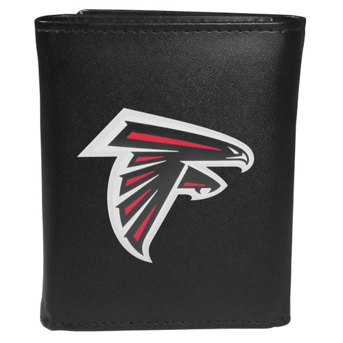 Atlanta Falcons Large Logo Leather Tri-fold Wallet