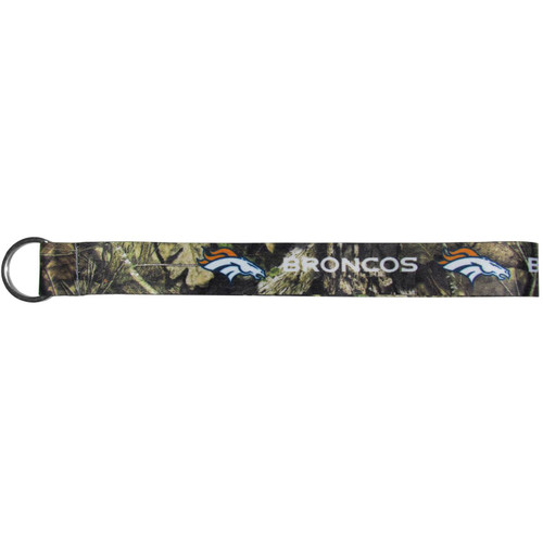 Denver Broncos Mossy Oak Lanyard Key Chain