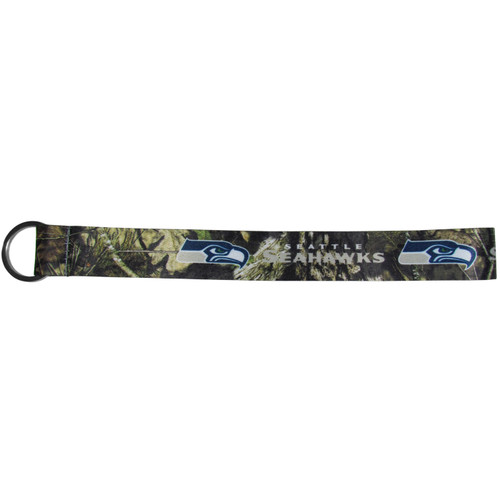 Seattle Seahawks Mossy Oak Lanyard Key Chain