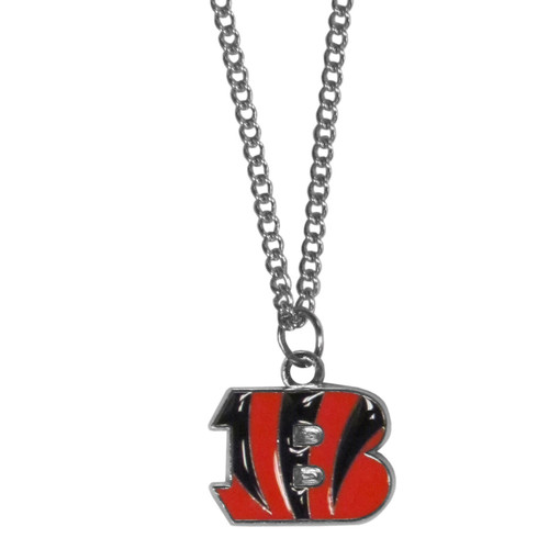 Cincinnati Bengals Chain Necklace with Small Charm