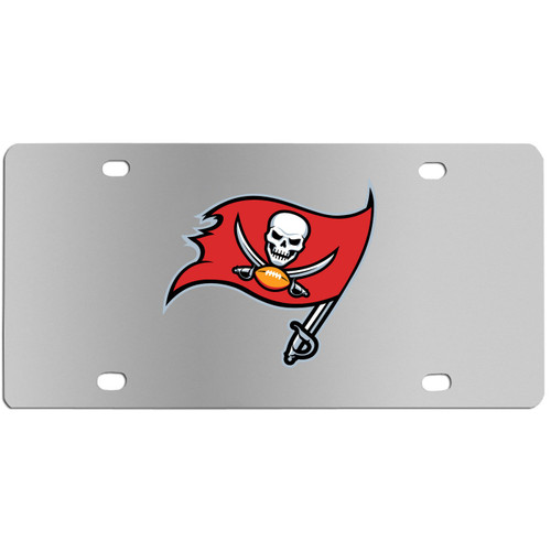 Tampa Bay Buccaneers Steel License Plate Wall Plaque