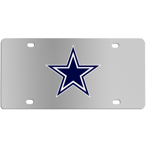 Dallas Cowboys Steel License Plate Wall Plaque