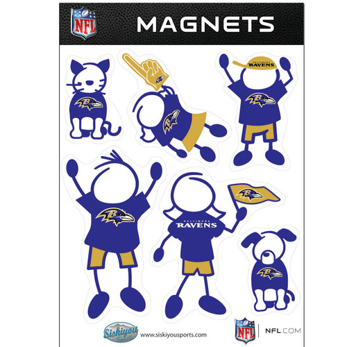 Baltimore Ravens Family Magnet Set