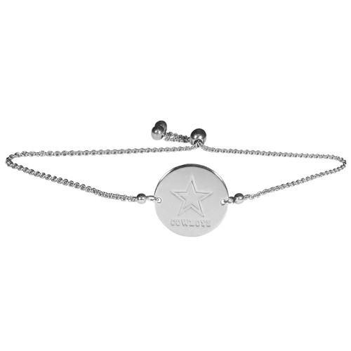 Dallas Cowboys Sterling Silver Circle Bracelet