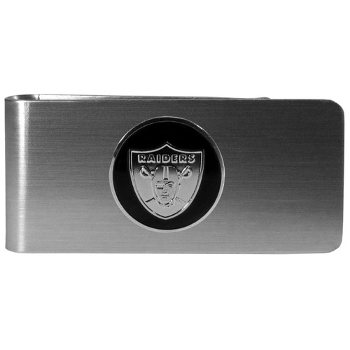 Las Vegas Raiders Round Steel Money Clip