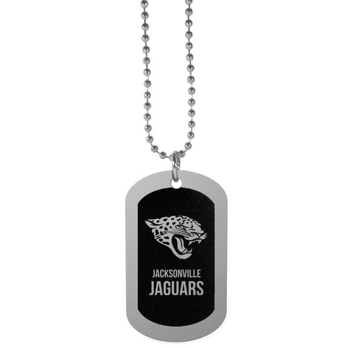 Jacksonville Jaguars Chrome Tag Necklace