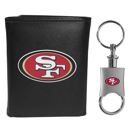 San Francisco 49ers Tri-fold Wallet & Valet Key Chain