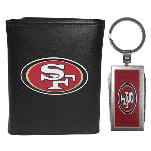 San Francisco 49ers Tri-fold Wallet & Multitool Key Chain