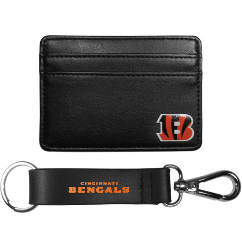 Cincinnati Bengals Weekend Wallet & Strap Key Chain