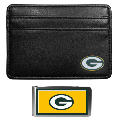 Green Bay Packers Weekend Wallet & Color Money Clip