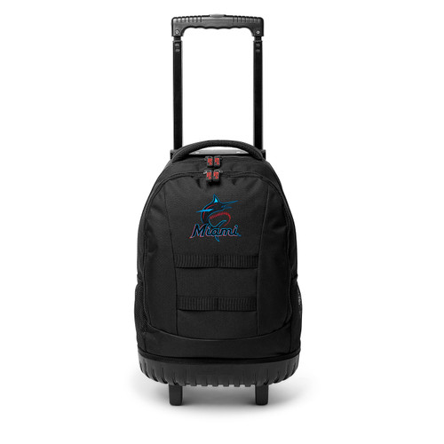 MLB Miami Marlins Wheeled Backpack Tool Bag
