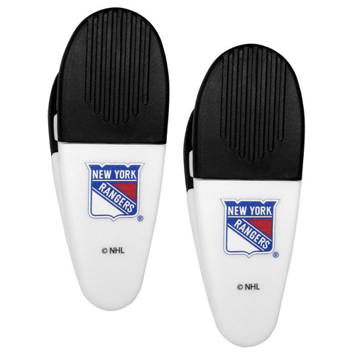 New York Rangers Mini Chip Clip Magnets - 2 Pack