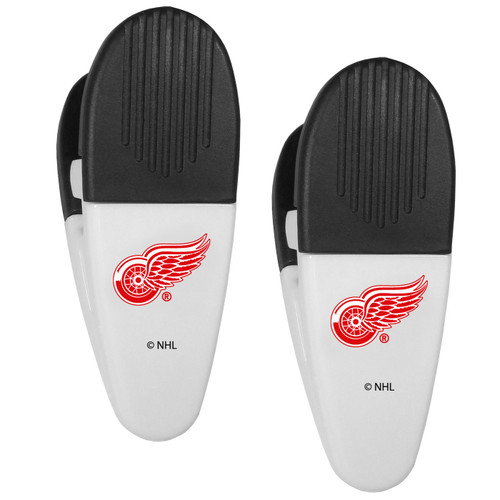 Detroit Red Wings Mini Chip Clip Magnets - 2 Pack